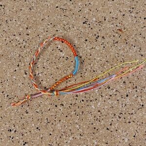 Vsco friendship bracelet woven string adjustable